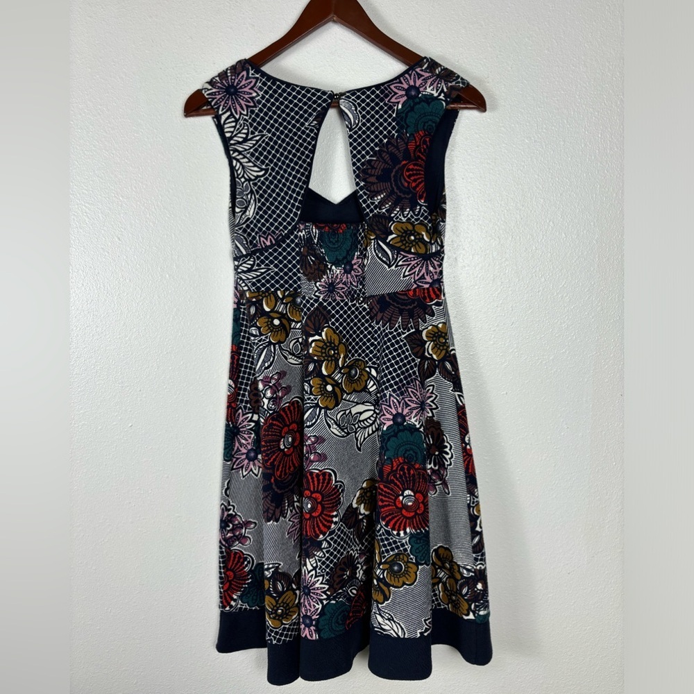 Maeve Anthropologie Fairchild Floral Scoop Neck Sleeveless Mini Dress Women's XS - Picture 8 of 12